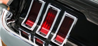 Ford Mustang 1967 taillight closeup view