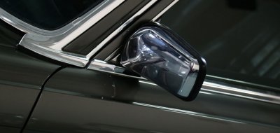 Driver mirror of the Mercedes Benz 450 SEL 6.9 1976