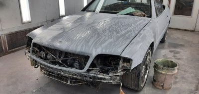Restoration Project - Mercedes Benz 500SL 1990 - Before