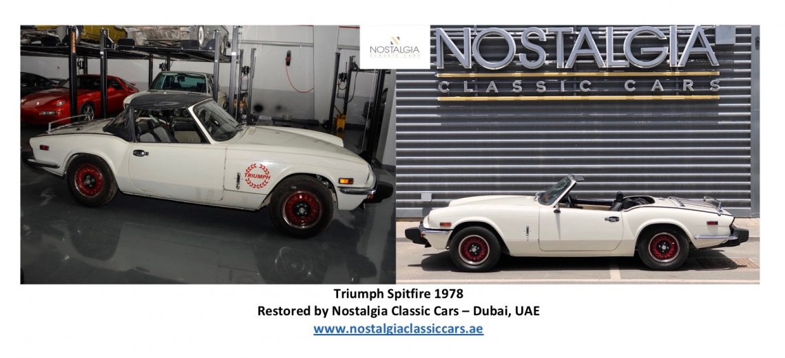 Triumph Spitfire 1978 - Before & After restoration